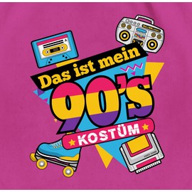 Shirtracer - Gym Bag Backpack - This is my 90s Costume, 02 Fuchsia