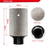 DT-DIATOOL Diamond Finger Bit 35mm Coated Milling Bit for Tile
