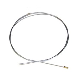 Pull Rope with Clamping Nipple 1750 mm/1.0 mm C2.8 x 10, Silver (Pack of 1)