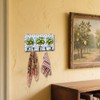 DELORIGIN Lemon Tree Key Holder Key Hooks Wall Mounted Wooden