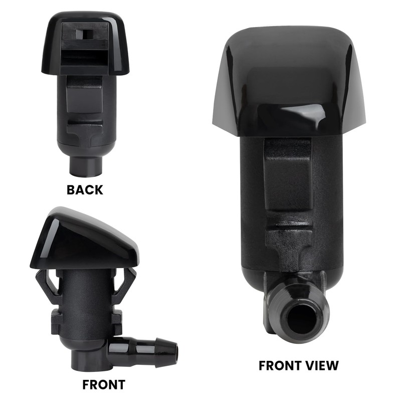 Belleone 2PCS Front Windshield Washer Nozzle Fit for 2008-2012 Jeep
