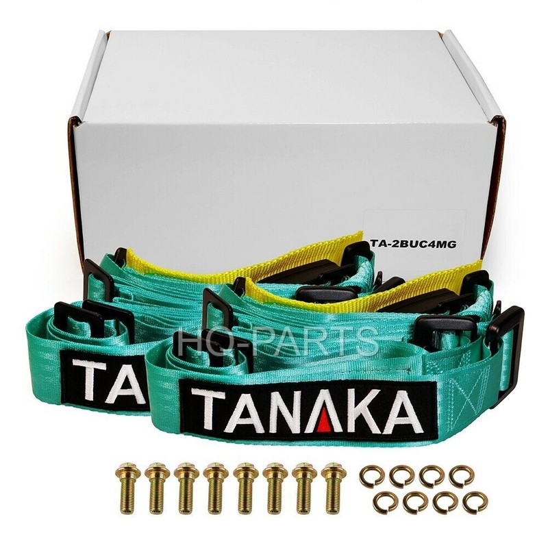 TANAKA 2 X TANAKA UNIVERSAL MINT GREEN 4 POINT BUCKLE