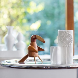 Pepperbird Pepper Mill with Ceramic Grinder, Pepper Bird, Tucan, Designer: Tonn-P, Spring Copenhagen Natural Wood