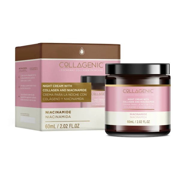 Crema Aclarante Facial 60ml. 10% Niacinamida, Colageno Tipo de piel