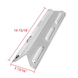 SafBbcue Stainless Steel Heat Plate for Kenmore 146.34611410 146.23679310 146.46372610 146.34461410 146.23678310 146.29162310 146.23680310 146.30213510, Heavy Duty Heat Shield, Flame Tamer