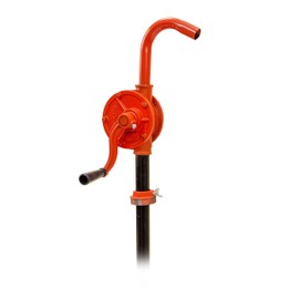 OEMTOOLS 24382 Rotary Barrel Pump, Red and Black, Oil Transfer Hand Pump, 55 Gallon Oil Drum Pump, Oil Pumps for Oil Barrels, 55 Gallon Drum Fuel Pump