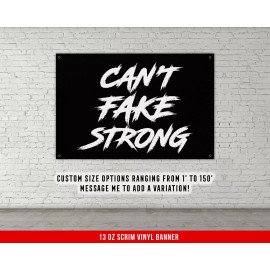 Warpathic Home Gym Motivational Banner - Workout Decor - Wall Art - 80 X 48