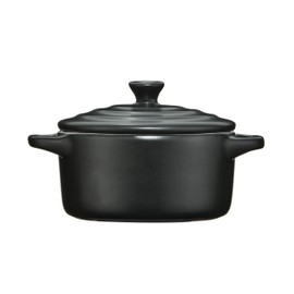 Premier Housewares OvenLove Casserole Dish with Lid - 10 cm, Black