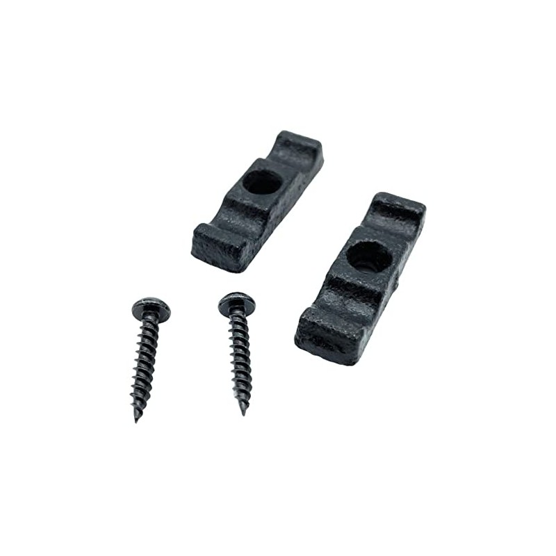 Large Black Turn Buttons & Screws Latch Thumb Catches Black