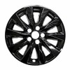 Coast To Coast International Gloss Black Impostor Wheel Skins, Set