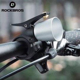 ROCKBROS New ROCKBROS Bicycle Cycle Bells Small Copper Loud Sound Warning MTB Road Bike - Silver