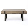 Christopher Knight Home Abitha Faux Wood Coffee Table, Canyon Grey,