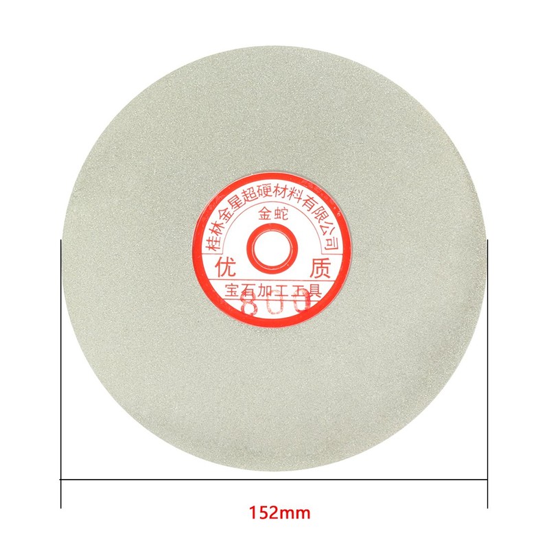 uxcell 6-inch Grit 800 Diamond Coated Flat Lap Wheel Grinding