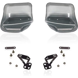 OBEST Knuckle Guard, Universal Type 2 Motorcycle Scooter, Smoke, Visor, Hand Guard, Steering Wheel Cover, Windshield, Rain Protection, Cold Protection