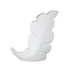 Deco 79 Ceramic Leaf Decorative Vase Slanted Centerpiece Vase, Flower