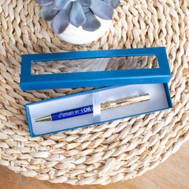 Ernestine - Ballpoint Pen - Glitter Gold - Godfather in Gold