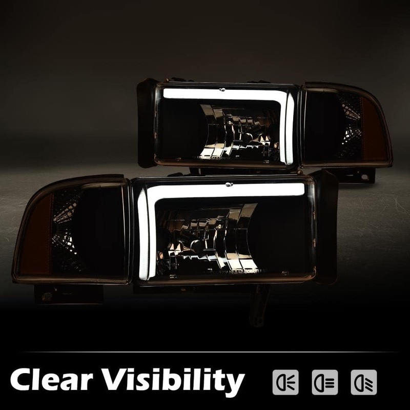 PIT66 LED Headlights Left & Right Side Compatible with 1994-2002