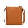 MKF Collection Crossbody Bag for Women, Vegan Leather Designer Crossover