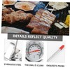 Vaguelly Stainless Steel Thermometer for Grilling BBQ Supplies Accurate Meat
