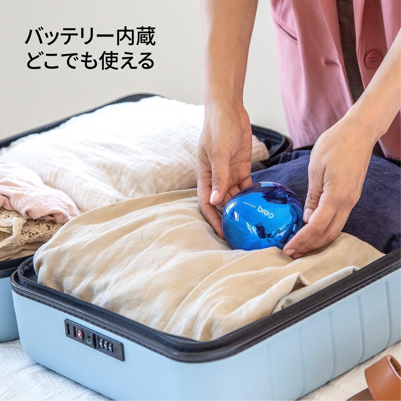 breo 電動頭皮ブラシ 頭皮ケア 3Dムーブ IPX7防水 乾湿両用 軽量 ヘッドスパ 全身使用可 コードレス