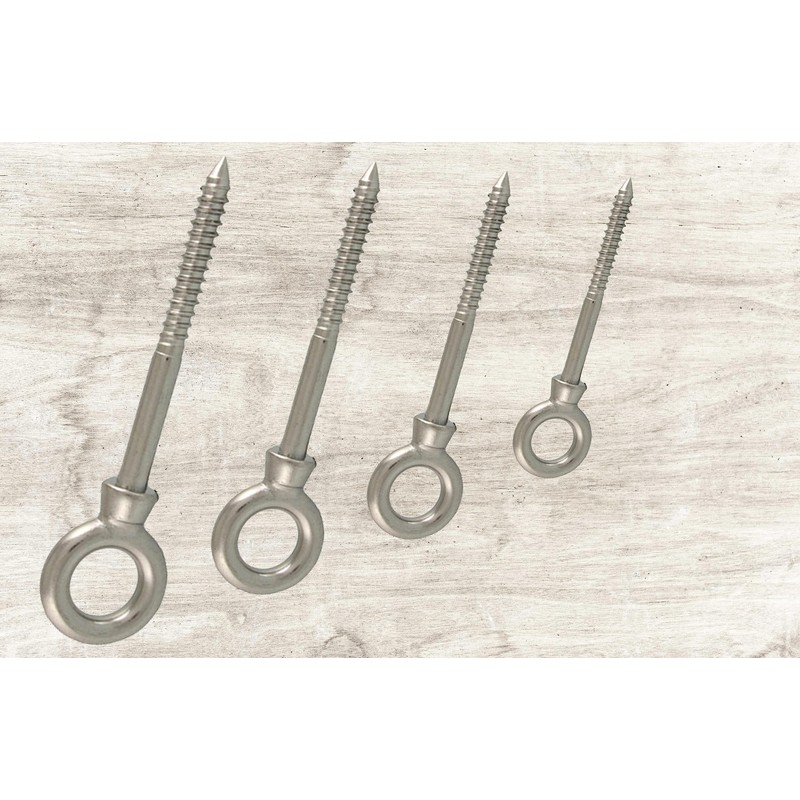 M10 Wood Eye Screw Threaded Bolt Made of Stainless Steel