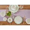 Solino Home Linen Chambray Lavender Table Runner 108 Inches Long