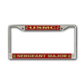 MilitaryBest USMC 'Sergeant Major' License Plate Frame