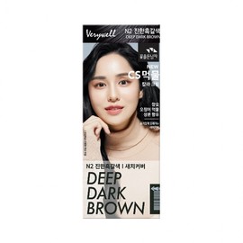 Man with Flowers Ink N2 Deep Dark Brown Hair Dye Hair Dye