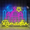 Ramadan Neon Sign Ramadan Decorations for Home Dimmable Neon Lights