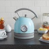 West Bend 1.7L Retro-Style Stainless Steel Electric Kettle 1500W Blue