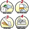 Yorwe Anti Slip Tape Transparent, More Clear and Comfortable Safety