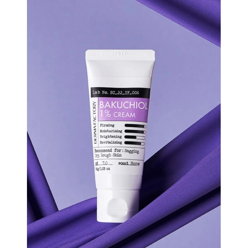 Crema Con 1% Bakuchiol Retinol Vegano Dermafactory