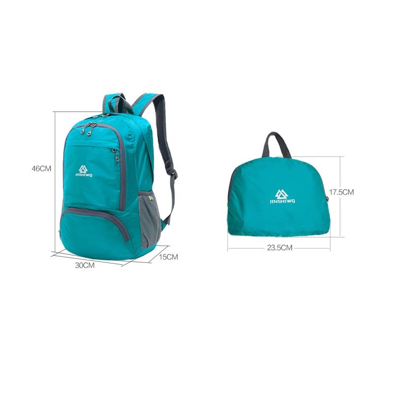 Frafuo 25L Lightweight Portable Foldable Backpack Waterproof Backpack Folding Bag
