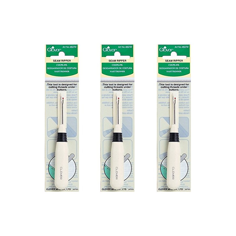 Clover 482/W Seam Ripper (3 Pack)