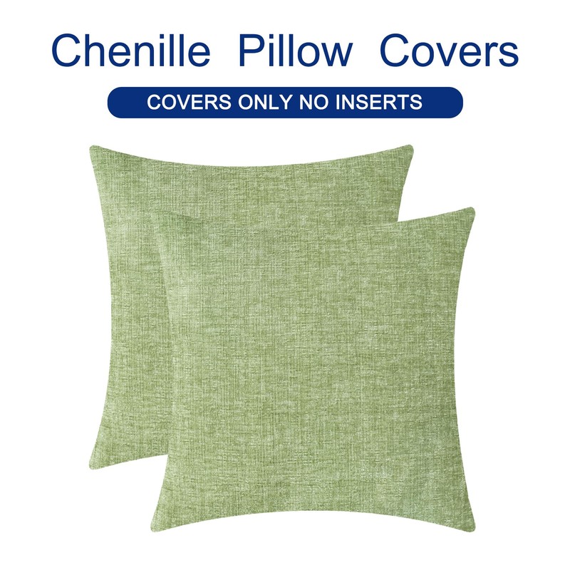 CaliTime Throw Pillow Covers Decorative 26 X 26 Inches Pack