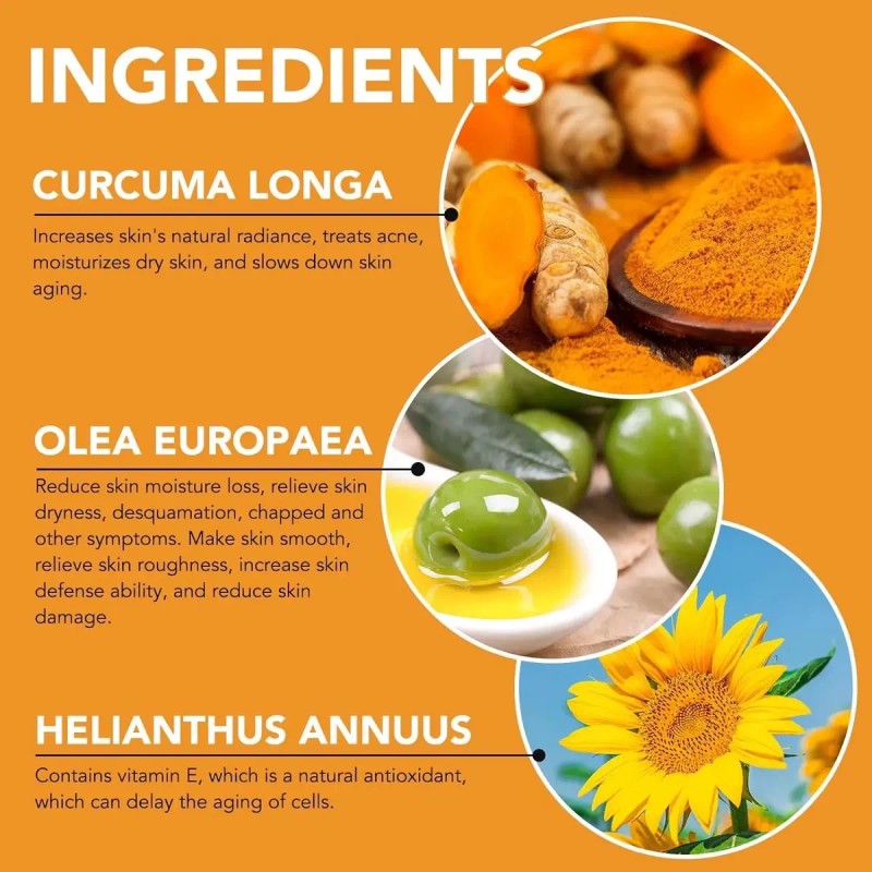 Sérum De Cúrcuma Antienvejecimiento Arrugas Lineas Expresión
