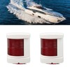 2pcs Navigation Light 4inch Port Starboard Side Waterproof Signal Lamp