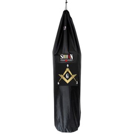 Shihan POWER SPORTS Boxing Bag Cover VORTEX 3, 6, 9 Waterproof 5-6ft & 24inch Diameter Large Bag punch bag Outdoor Protection for your boxing Bag, Ideal for freestanding boxing bags, Black