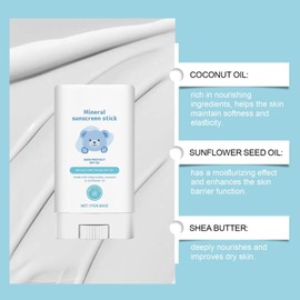 Kids Sun Cream SPF 50-Baby Sunscreen Waterproof & Mineral After Sun Lotion-Gentle for Sensitive Skin with Coconut Oil-UVA/UVB Protection,Non-Greasy & Moisturising-Travel Size for Holiday Essential