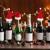 Personalize Pro 20 Pcs Christmas Cutlery Holders, Christmas Santa Hats