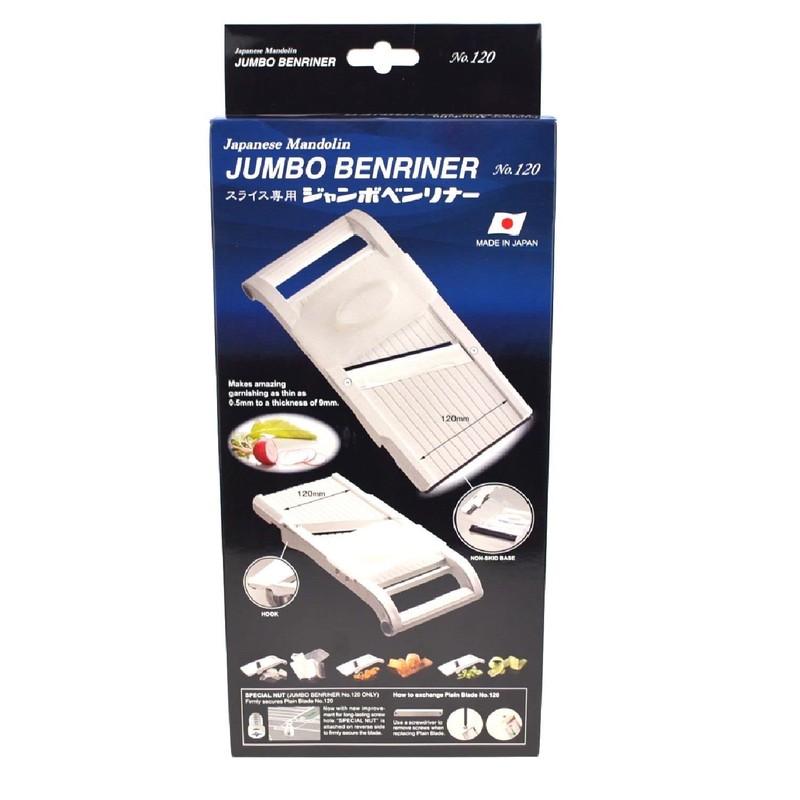 Benriner BN-120W Benriner Mandoline / Gemüsehobel 120mm, weiß