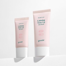 Goodal 구달 기획  맑은 어성초 진정 수분 톤업 선크림 본품+미니 (50ml+25ml) Goodal Planning Clear Mugwort Calming Moisture Tone-Up Sunscreen Full Size + Mini (50ml + 25ml)