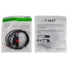 J&D 3.5mm 1/8 inch to Dual XLR Y Splitter Cable,