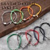 Naru Cotton Cord Anklet, Men's, Women's, Charm, Pair, Matching, Couple,