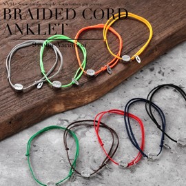 Naru Cotton Cord Anklet, Men's, Women's, Charm, Pair, Matching, Couple, Simple and Popular, Brand, Cotton