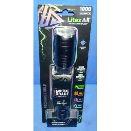 Lumen Litez All 1000 Lumen Rechargeable Tactical Grade Flashlight
