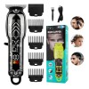 Máquina Zq-01 Kit Cortadora De Pelo Y Barba Negro