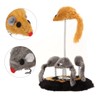 Cat Spring Mouse Toy Scratch Resistant Boredom Relief Interactive Kitten