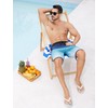 SILKWORLD Mens Bathing Suit Quick Dry Summer Swim Trunks Beach
