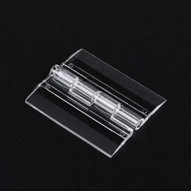 10pcs Clear Acrylic Plexiglass Lucite Hinge (65x41MM)
